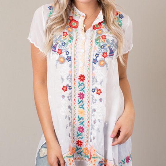 Johnny Was Mikones Tunic